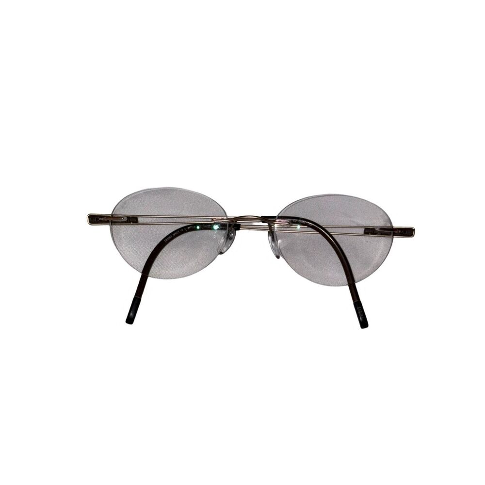 Silhouette Women’s Eyeglasses Titan Gold/Brown Rimless Frame, Austria